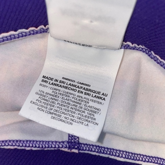 EUC Nike Pro Hyperwarm Aztec Print Purple Leggings Size Medium - Picture 5 of 7